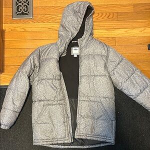 Old Navy Kids Gray Puffer Jacket